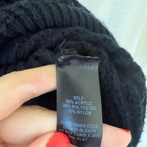 Lulus Black Sweater - Picture 3 of 4